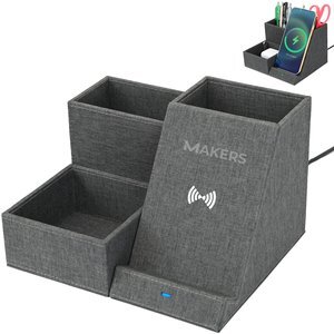 Eden Wireless Charging Desk Organizer