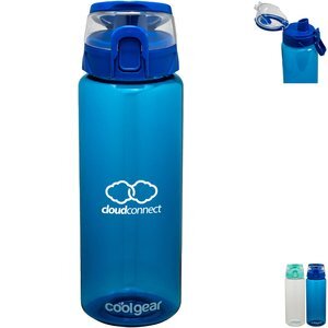 Cool Gear® Cylinder Tritan™ Bottle w/ Halo Lid, 32oz.