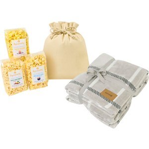 Prime Time Relax Throw Blanket & Snacks Gift Set