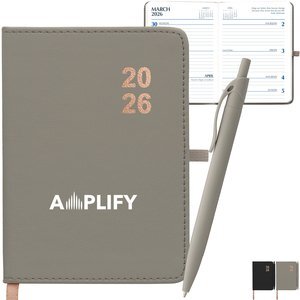 Premium 2026 Weekly Planner with Scripps Softy Pen Set