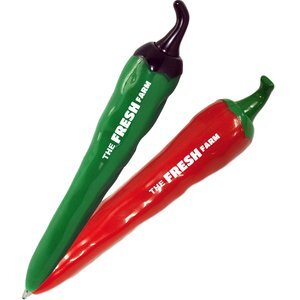 Green Jalapeño & Red Chili Pepper Pen