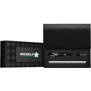 Neve Recycled Stainless Steel Wine Chiller Set & Gift Box, 2 Piece