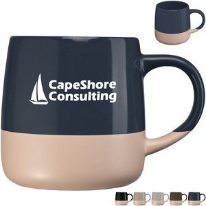 Atlas Ceramic Color Block Mug, 15 oz.