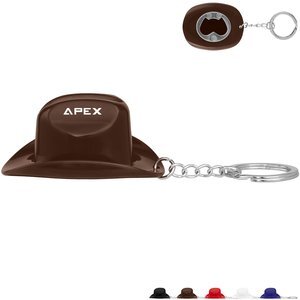 Cowboy Hat Bottle Opener Key Chain
