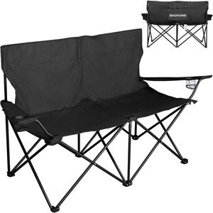 Double Take rPET Folding Chair for Two w/ Carrying Bag