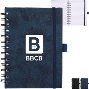 Morano FSC® Recycled Spiral JournalBook®, 5" x 7"