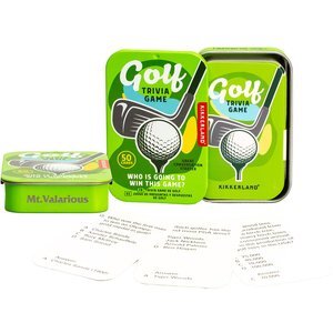 Kikkerland® Golf Trivia Card Game in Tin