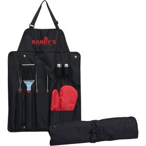 Seasoned 7-Pc BBQ Apron Set