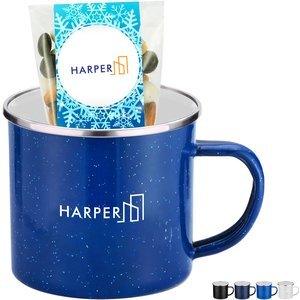 Espresso Mix & Speckled Camping Mug Gift Set