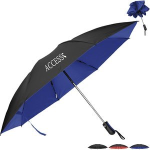 Two-Tone rPET Inversion Umbrella, 46" Arc