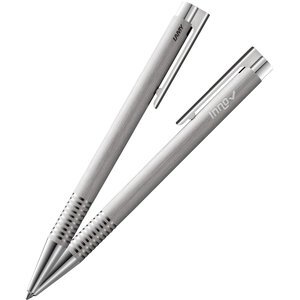 Lamy® Logo Brushed Stainless Steel Ballpoint Pen