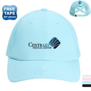 Imperial® Hinsen Recycled Poly Mesh Back Ladies' Ponytail Cap
