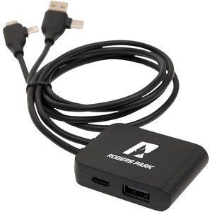 Five-in-One Charging Cable w/ USB-A/C Hub