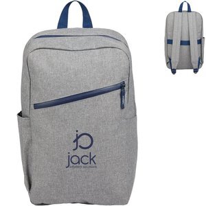 Angle Recycled Poly 15" Laptop Backpack