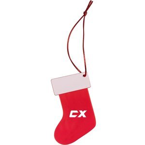 Stocking Stock Art Plastic Ornament