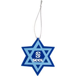 Star of David Stock Art Plastic Ornament