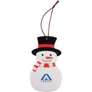 Snowman Stock Art Plastic Ornament