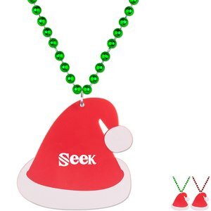 Santa Hat Medallion Beads