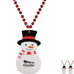 Snowman Medallion Beads