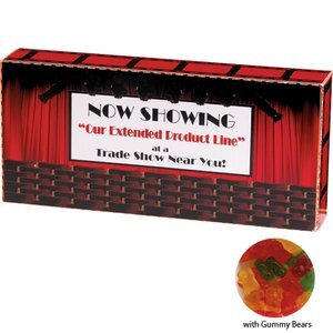 Gummy Bears Custom Movie Theater Candy Box, 3.7 oz.