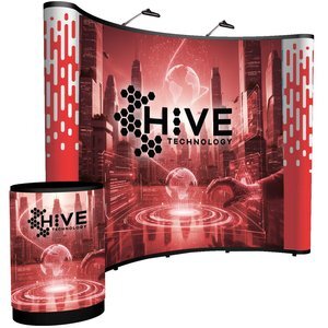 Curved Show 'N Rise Floor Display Kit, 10'