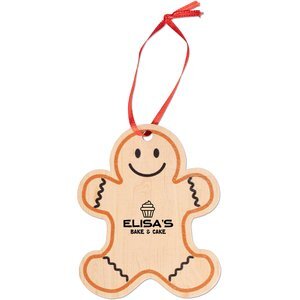 Wooden Gingerbread Man Ornament