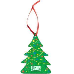 Wooden Christmas Tree Ornament