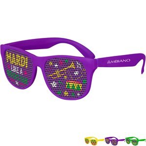 Mardi Gras Art Pinhole Sunglasses