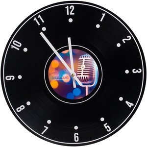 Recycled Vinyl Record Wall Clock
