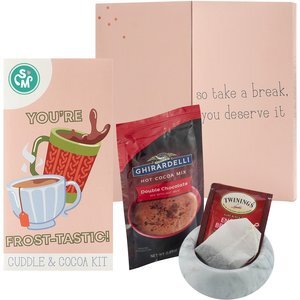 Holiday Greeting Card Tea & Cocoa Set