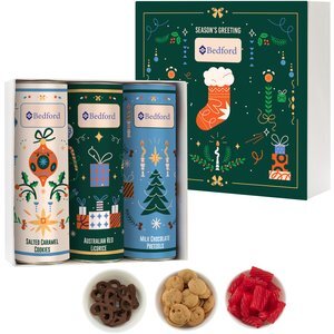 Crave Snack Collection, 3 Tubes - Pretzels, Cookies & Red Licorice