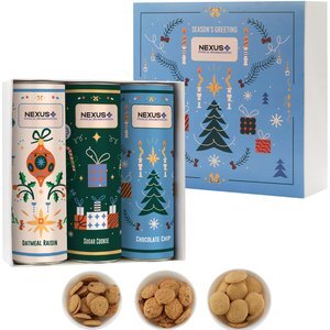 Crave Cookie Collection, 3 Tubes - Chocolate Chip, Oatmeal Raisin & Sugar Cookies