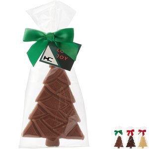 Belgian Chocolate Holiday Tree in Bow Bag