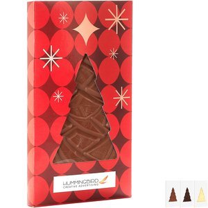 Belgian Chocolate Holiday Tree in Window Box