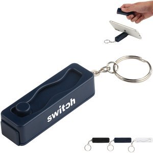 Contour Phone Stand Key Chain w/ Finger Fidget