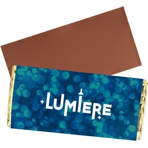 Belgian Chocolate Bar Foil Wrapped, 3.5 oz