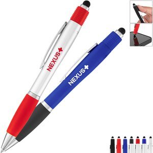 Satin Stylus rABS Pen w/ Spin Top