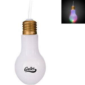LED Light Bulb Cup w/ Straw, 16oz.