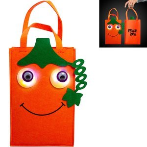 Pumpkin Light Up Trick or Treat Bag