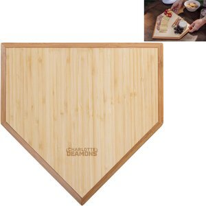 Home Plate Bamboo Serving Board