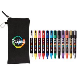 POSCA® 12-Piece Basic Marker Set w/ Bag