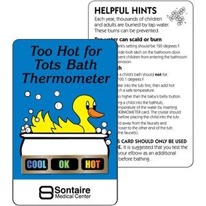 Tub Tester Duck Bath Temperature Card