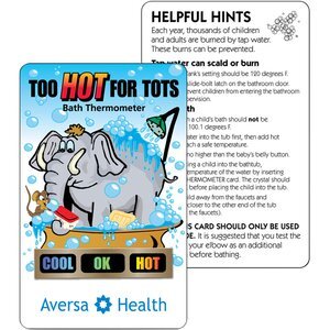 Tub Tester Elephant Bath Temperature Card