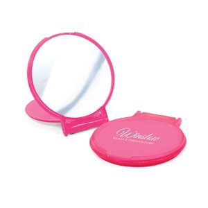 Breast Cancer Awareness Round Mirror