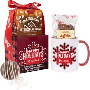 Mrs. Fields Mug, Brownie, Hot Chocolate Bomb Gift Set