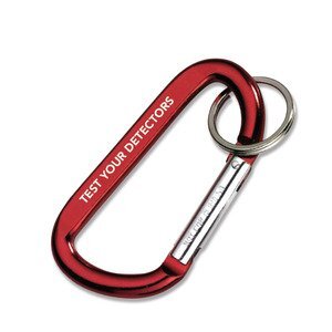 Test Your Detectors Carabiner, Stock