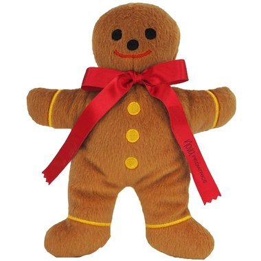 gingerbread man plush with scarf by ganz