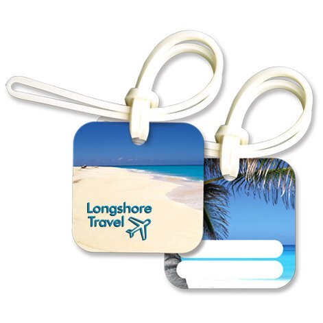 Square Poly Laminate Luggage Tag | Promotions Now