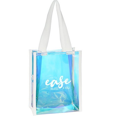 Mini Hologram Iridescent PVC Tote Bag | Promotions Now