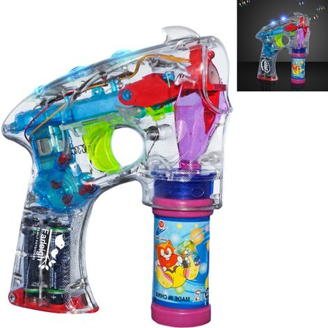 Light Up LED Bubble Gun | Foremost Promotions